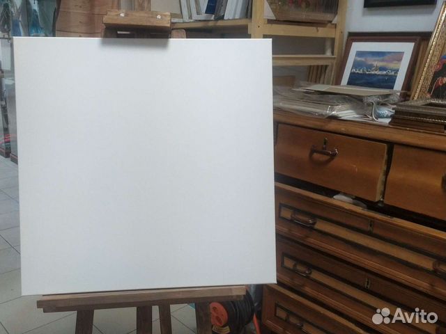 Холст на подрамнике грунтованный