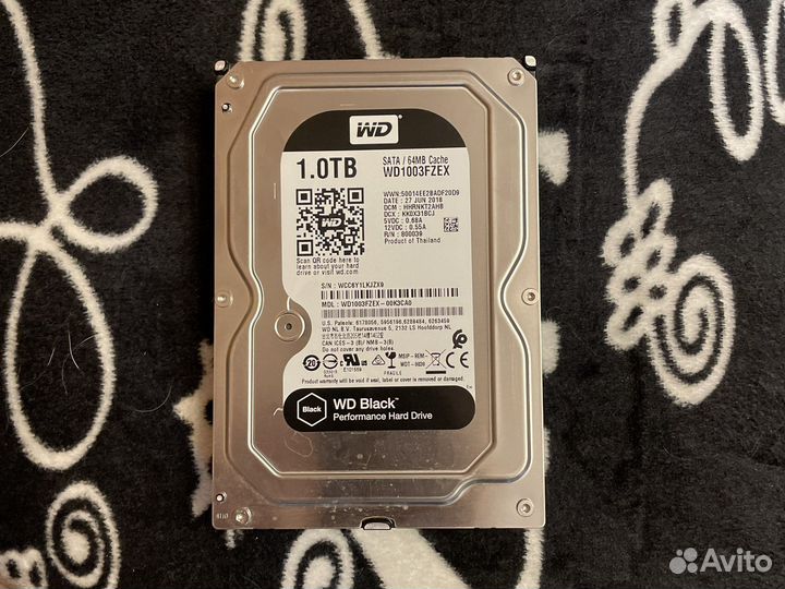 Жесткий диск 1 тб WD Black