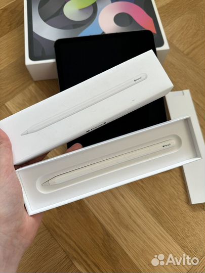 iPad air 4 планшет и apple pencil 2го поколения