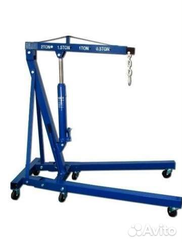 Кран гидравлический гаражный гусь