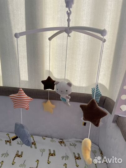 Приставная кроватка carrello luna