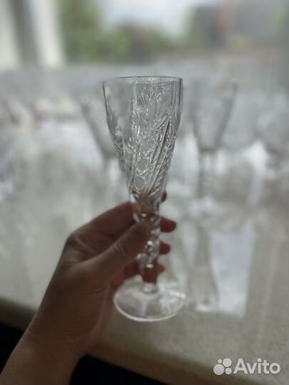 Бокалы для шампанского хрусталь