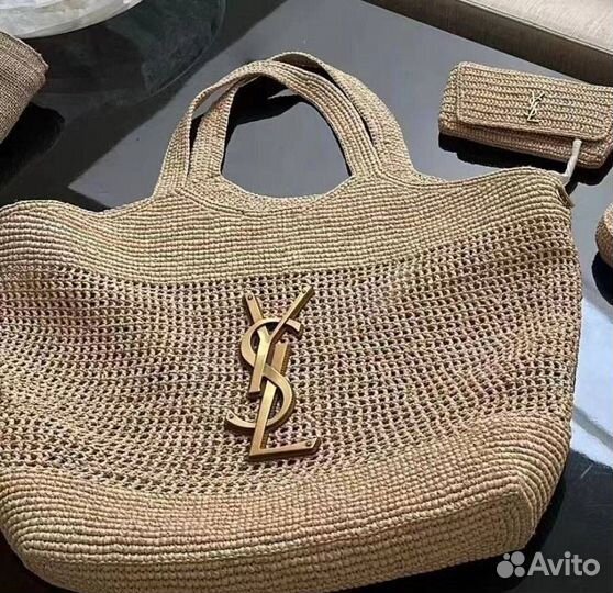 Сумка плетеная Saint Laurent