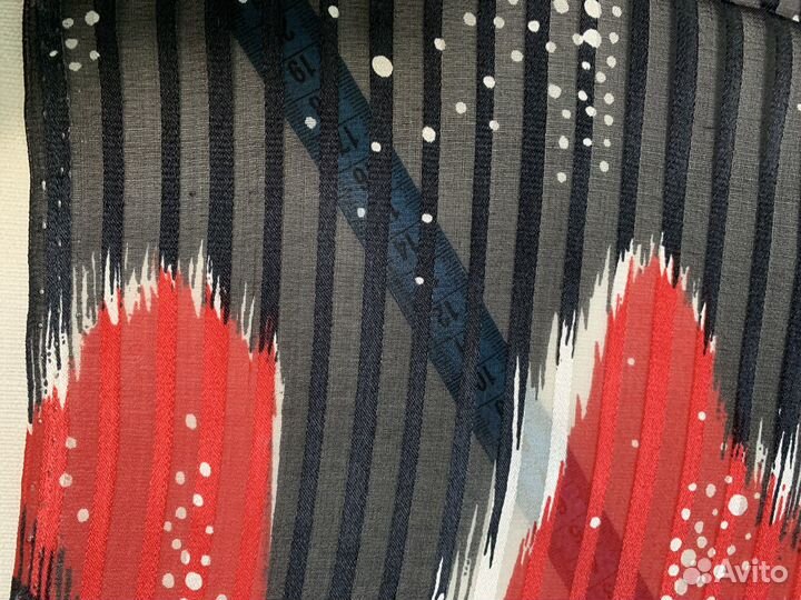 Ткань шелковая креп-жоржет, отрез 450 на 90 см