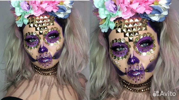 Грим на хеллоуин