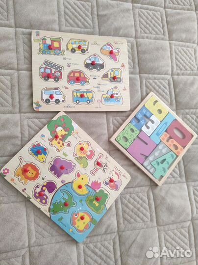 Пазл деревянный, рамка вкладыш