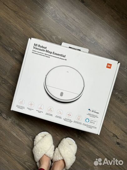 Робот пылесос xiaomi mi robot vacuum mop essential