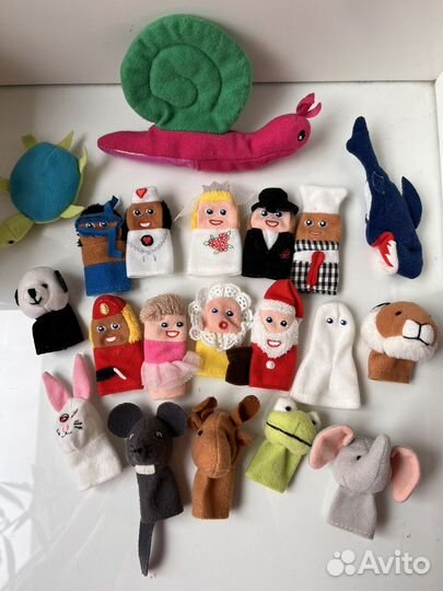 Куклы на пальцы IKEA titta djur (2 набора )