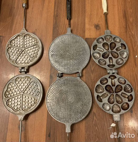 Советские формы для выпечки печенья и вафель