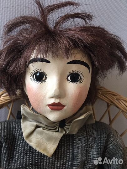 Кукла винтажная немецкая ручной работы