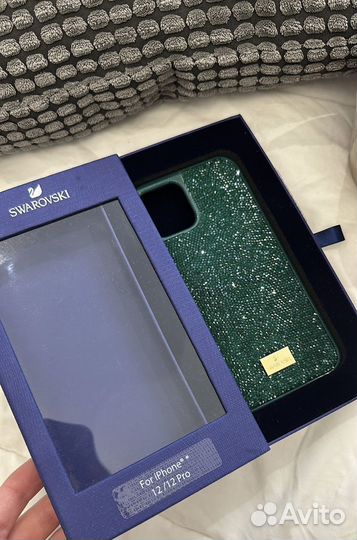 Чехол swarovski для iPhone 12/12 pro оригинал