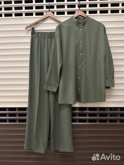 Костюм женский летний льняной