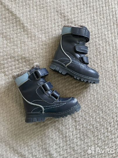 Ботинки зимние 21 кожаные