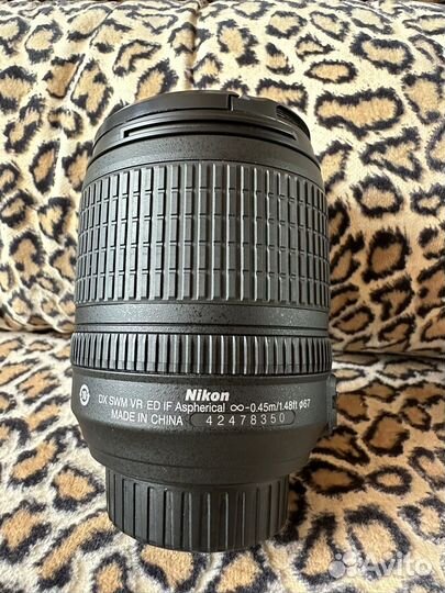Объектив nikon dx af-s nikkor 18-105mm как новый