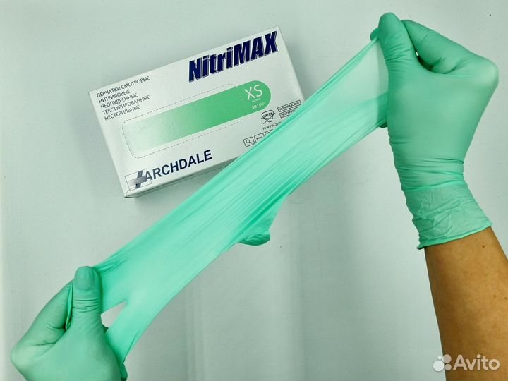 Перчатки одноразовые нитриловые Nitrimax оригинал