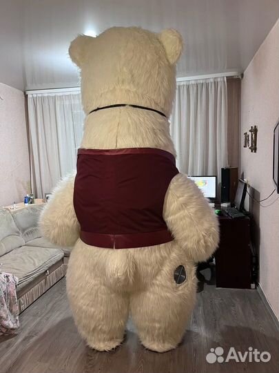 Ростовой костюм белого медведя, одежда