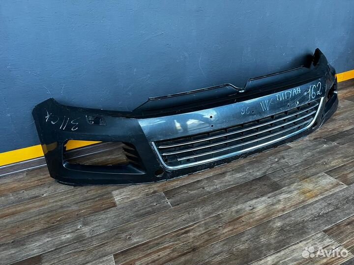 Бампер передний на volkswagen tiguan