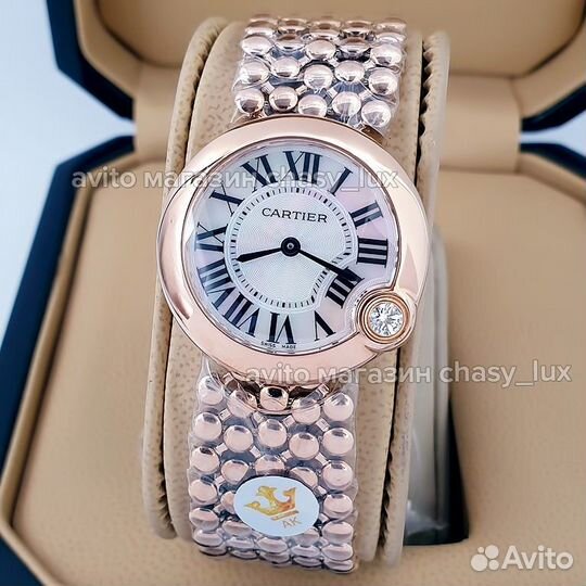 Часы Ballon Blanc de Cartier Rose Gold