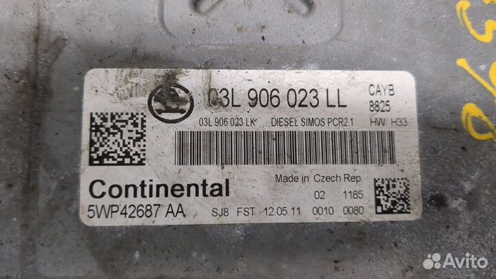 Блок управления двигателем Skoda Fabia, 2011