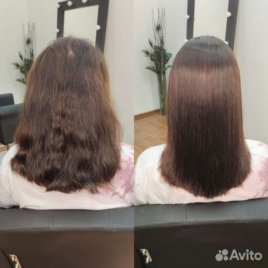 Кератиновое выпрямление. Ботокс волос