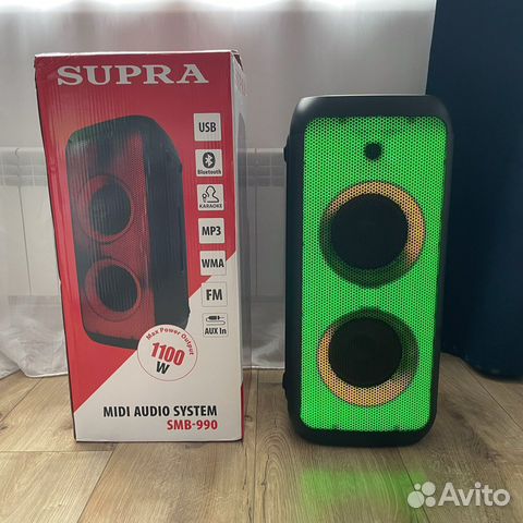 Аудиосистема 1100Вт большая колонка Bluetooth