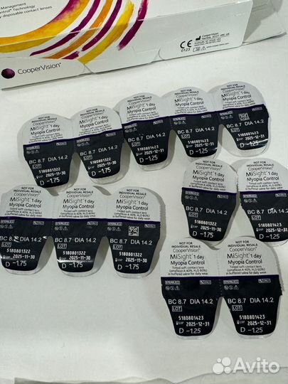 Линзы misight 1 day
