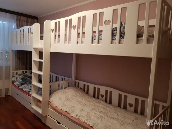 Детская кровать комплекс на 4 спальных места