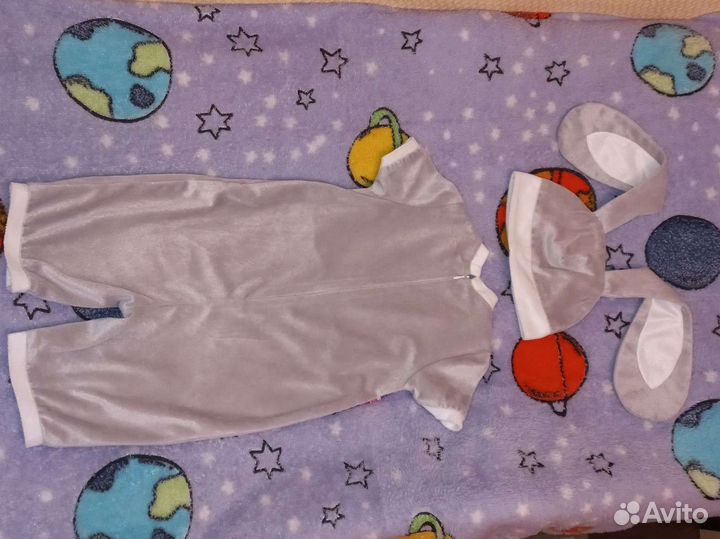 Новогодний костюм зайчика 104