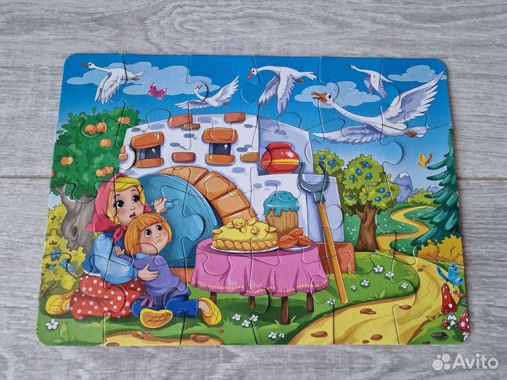 Пазлы для детей пакетом