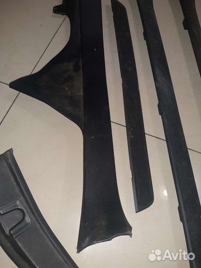 Накладки порогов Субару Форестер SH 2008-2013г.в