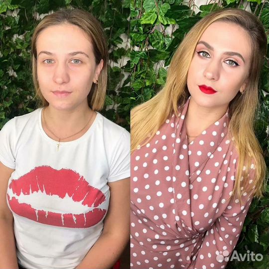 Прическа и макияж