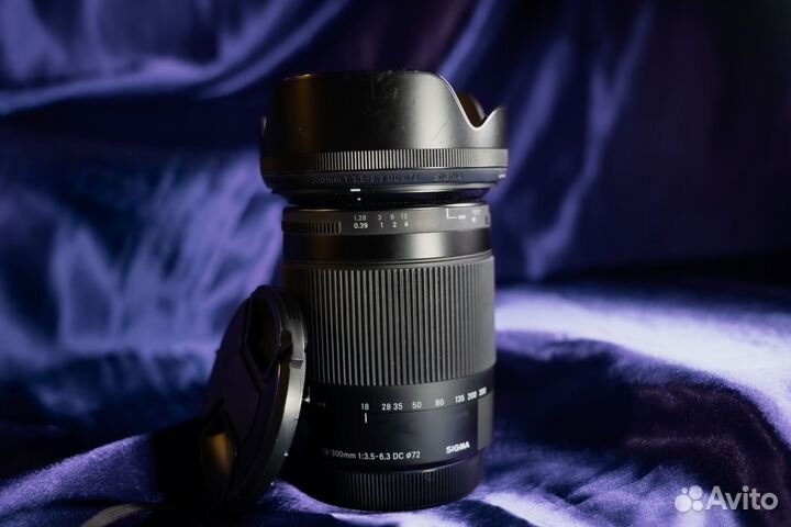 Объектив sigma 18-300mm для canon