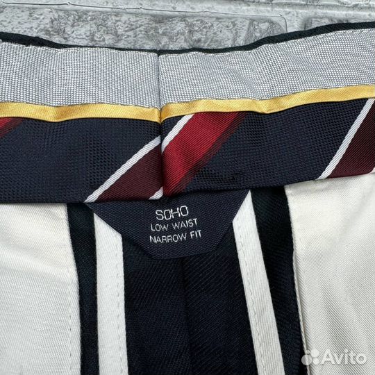 Клетчатая штаны Gant Soho Low Waist Woolen Narrow