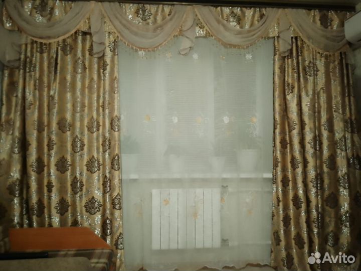 Шторы с ламбрекеном бу