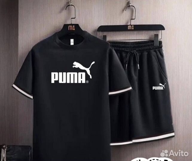 Летний костюм шорты и футболка puma