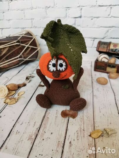 Интерьерная игрушка тыковка