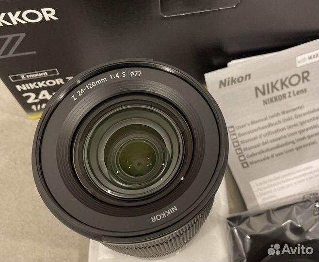 Nikon nikkor Z 24-120 f4 S, Новый