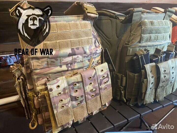 Плитник с броней (бр5) и подсумками (цвет олива)