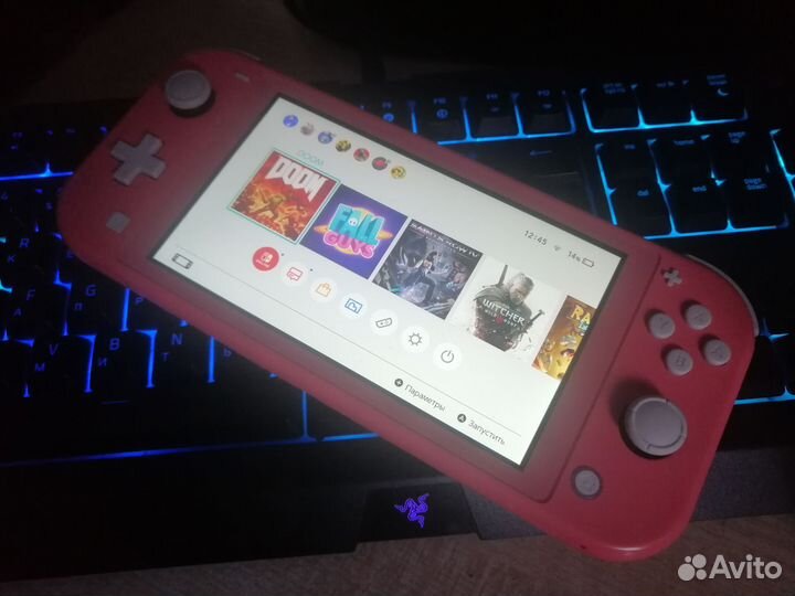 Nintendo switch lite с играми