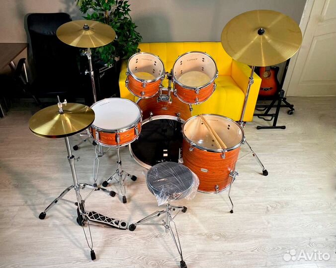 Ударная установка Fleet новая цвет натуральный