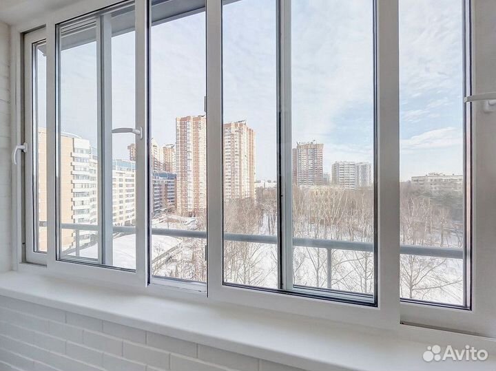 Холодное остекление балконов под ключ