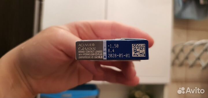 Линзы контактные acuvue oasys -1,5 и -1