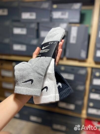 Носки Nike Everyday (3 пары) M / L / XL оригинал
