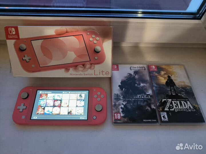 Портативная игровая приставка nintendo switch lite