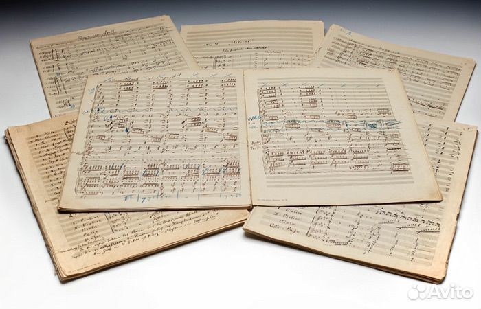 Набор партитур, нот, аранжировки