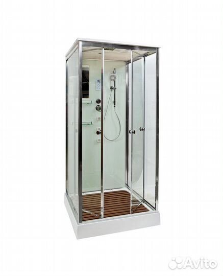 Душевая кабина 100х100х220 Avacan V1015 квадрат п