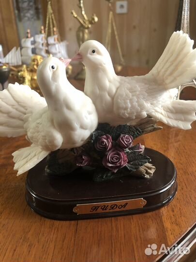 Статуэтки латунь стекло метал