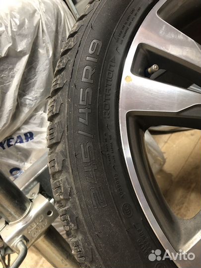 Колеса в сблре на мерседес R19 зима