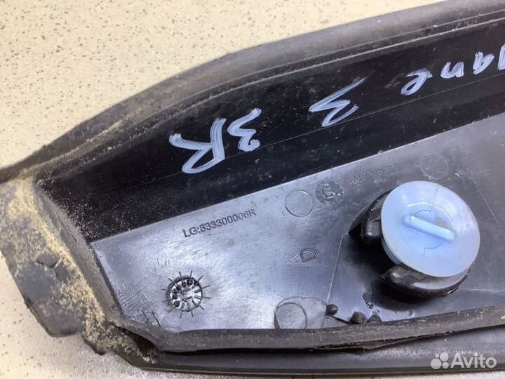 Накладка (кузов наружные) правая Renault Megane 3