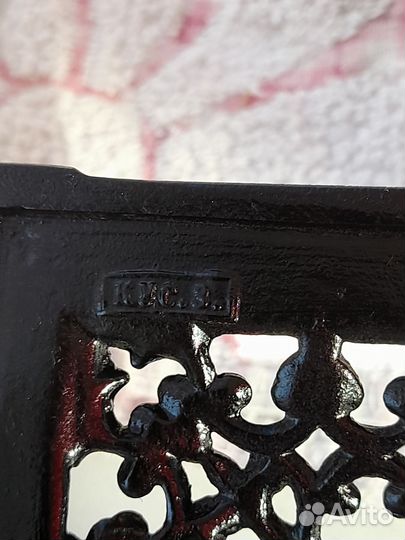 Шкатулка чугун 19век